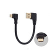 Right Angle Micro USB Cable Short USB to Micro USB Charging Cable 90 Degree USB Micro Charger Cord with Gold Plated Connectors for Samsung Galaxy S7 Edge S6 S5 Kindle Fire TV Stick More (3-Pack)