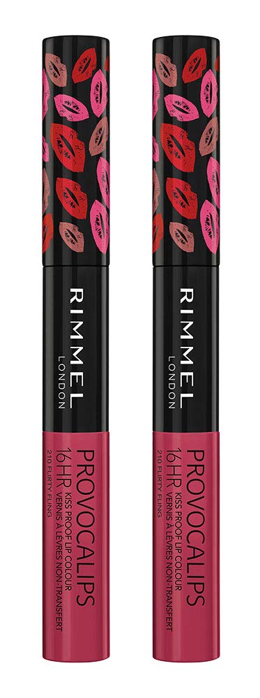 Rimmel Provocalips Lip Colour, Flirty Fling, 0.14 Fluid Ounce (Pack of 2)