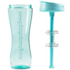 Trimr Duo Classic Protein Shaker Bottle, 24 oz. (Mint)