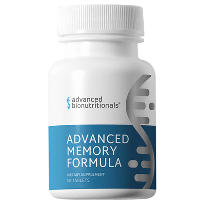 Advanced?Bionutritionals Advanced?Memory Formula,?Brain Booster Supplement for Memory and Focus,?Acetylcholine,?Alpha-GPC,?NeuroFactor,?Manufactured in The USA,?60?Tablets