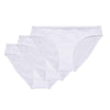 Dr. Mercola Women's White SITO Bikini 3-Pack, Size XX-Large, GOTS Certified Organic Cotton