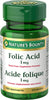 Nature's Bounty Folic Acid 1 mg 150 Tablets (Packaging May Vary)