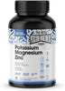 Magnesium Potassium Supplements w/Zinc - 90 Capsules - Magnesium Potassium Zinc for Vascular Health - High Absorption Vegan Potassium Magnesium Supplement for Leg Cramps & Sleep