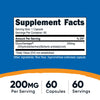 Nutricost Dihydroberberine Capsules (200mg, 60 Capsules) - More Bioavailable Metabolite of Berberine