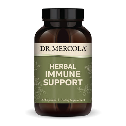 Dr. Mercola Herbal Immune Support, 30 Servings (90 Capsules), Dietary Supplement, Supports Immune Heath and Detoxification Processes, Non-GMO