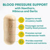 PurePremium Blood Pressure Support Supplement with Hawthorn, Hibiscus & Garlic - Herbal Supplement, Vitamins & Herbs Support Normal Heart Health - Garlic Supplements - 3 Months Supply - 90 Capsules