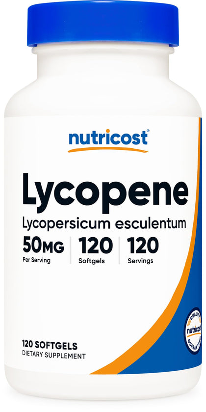 Nutricost Lycopene 50mg Softgels (120 Softgels)