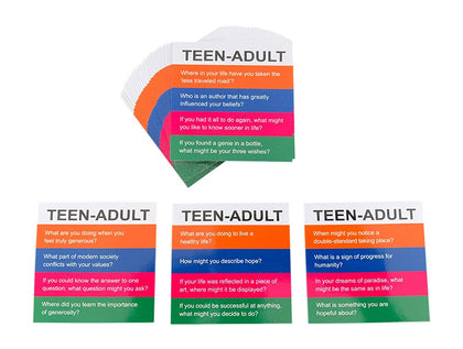 yehua! totika teen-adult principles, values & beliefs card deck