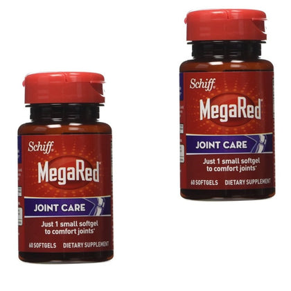 MegaRed Joint Care Softgels, 60 Count (2 Pack)