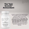 Groh Daily Vitality Boost - All Natural Hair Growth Supplement powered by ErgoD2 - Rich in Antioxidants - Vitamins for Stronger Hair, Skin & Nails- Best Choice for Thinning Hair - 60 Count