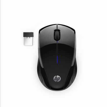 HP X3000 G2 Wireless Mouse - Ambidextrous 3-Button Control, & Scroll Wheel Multi-Surface Technology, 1600 DPI Optical Sensor Win, Chrome, Mac OS Up to 15-Month Battery Life (28Y30AA#ABA, Black)