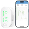 iHealth AIR Rechargeable Fingertip Pulse Oximeter, Blood Oxygen Saturation Monitor with App, SpO2, Pulse Rate, Plethysmograph, and Perfusion Index