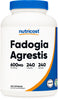 Nutricost Fadogia Agrestis (240 Capsules | 600 mg Per Serving) - Potent 10:1 Extract, Gluten Free, GMO Free Supplement