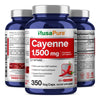 NusaPure Cayenne Pepper 1500mg Per Caps, 350 Veggie Capsules, Vegetarian, Non-GMO, Gluten-Free