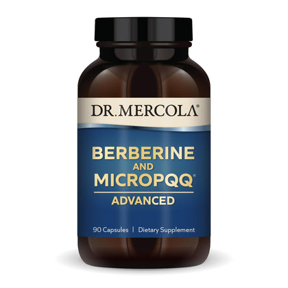 Dr. Mercola Berberine and MircoPQQ Advanced, 90 Servings (90 Capsules), Dietary Supplement, Supports Immune and Organ Health, Non GMO (Expiry 5/01/2026)