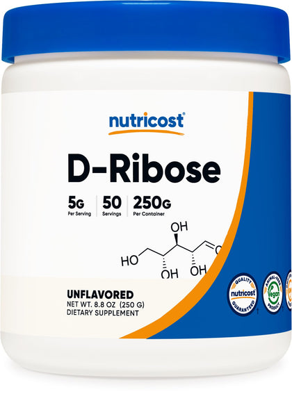 Nutricost D-Ribose Powder (250 Grams)