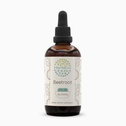 Beetroot A120 Alcohol Herbal Extract Tincture, Concentrated Liquid Drops Natural Beetroot (Beta Vulgaris) Dried Root (4 Fl Oz)