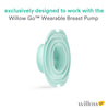 Willow Go Breast Pump Diaphragm Set, 2 Ct, Pump Diaphragms for Spare Use or Replacement, Pair with Willow Go Wearable Breast Pump for Hands Free Pumping, BPA Free and Dishwasher Safe