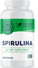 Vimergy Natural Spirulina Capsules - Super Greens Supplement - Nutrient Dense Blue-Green Algae Superfood Capsules - USA Grown, Non-GMO, Soy-Free, Gluten-Free, Kosher, Vegan & Paleo Friendly (180 ct)