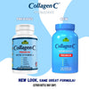 CollagenC - Premium Collagen peptides Hydrolysate formula with Vitamin C - Nutritional Supplement with Vitamin C - Skin, Nails & Hair Rejuvenation, Supports Bone, Muscle Health - 120 Capsules