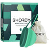 SHORDY Reusable Menstrual Disc Set of 2 (Small & Large), 100% Medical-Grade Silicone, Flexible & Leak-Free Period Disc, Eco Friendly Feminine Hygiene & Care | Tampons, Pads & Cups Alternative (Green)