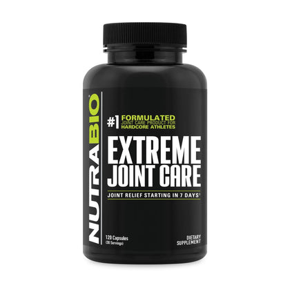 NutraBio Extreme Joint Care - Supports Healthy Joints, Mobility, and Cartilage - No Fillers, Excipients, or Proprietary Blends - Full Joint and Musculoskeletal Support Matrix - 120 Capsules