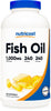 Nutricost Fish Oil Omega 3 Softgels with EPA & DHA (1000mg of Fish Oil, 560mg of Omega-3), 240 Softgels, Non-GMO, Gluten Free.