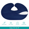 Biloban Nursing Pillow Cover 2 Pack Fit Boppy Nursing Pillow Breathable & Skin-Friendly Nursing Pillow Slipcovers for Breastfeeding Mom Comfortable & Machine Washable Nursing Pillow Covers