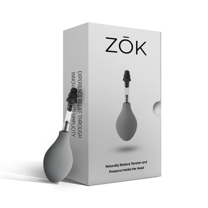 Z?K: Worlds First Consumer Migraine Product That Naturally Reduces Tension and Pressure from Headache and Migraine Symptoms Through Inner Ear Pressure Stimulation, White