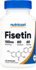 Nutricost Fisetin Capsules 100mg, 60 Capsules - Natural Polyphenol Antioxidant - Non-GMO, Gluten Free, and Vegan Friendly Supplement