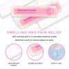 Perineal Ice Packs for Postpartum Reusable, Perineal Cold Packs, Postpartum Hemorrhoid Pain Childbirth Recovery Care, 2 Gel Pads+5 Washable Sleeves (Pink)