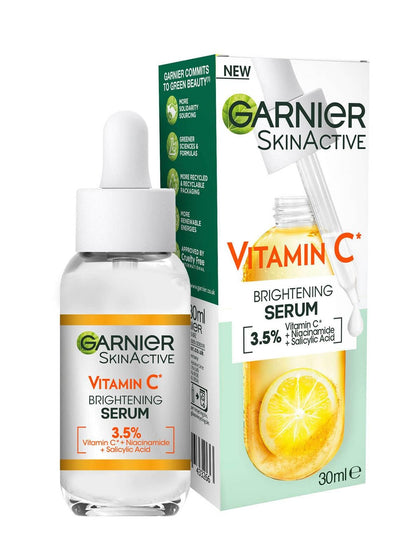 Garnier Skin Naturals Glow and Anti-dark spots Brightening Serum, 30ml