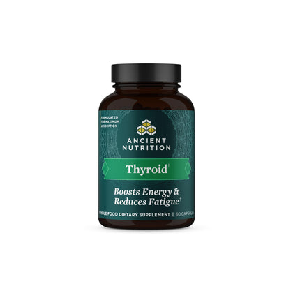 Ancient Nutrition Thyroid Support Supplement with Ashwaghanda, Thyroid Capsules, Promotes Restful Sleep and Reduced Stress, Gluten Free, Paleo and Keto Friendly, 60ct