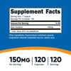 Nutricost Beta Sitosterol 150mg, 120 Capsules - Non-GMO, Gluten Free, Vegetarian Friendly