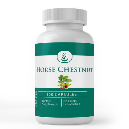 PURE ORIGINAL INGREDIENTS Horse Chestnut (100 Capsules) Always Pure, No Additives Or Fillers, Lab Verified