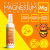 VAL Pure Magnesium Oil Spray, Relaxation Formula for Children, Zechstein Magnesium Chloride, Chamomile, Aloe, Infused with Natural Essential Oils, Calm and Balanced Mood for Kids, No Itch 4 oz