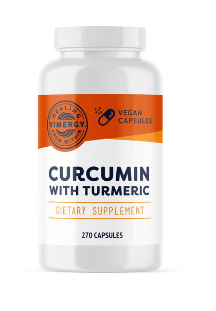 Vimergy Curcumin with Turmeric, 90 Servings - Value Size - Immune System Supplement - Liquid Capsules - Non-GMO, Gluten-Free, Soy-Free, Kosher, Vegan & Paleo Friendly (270 Count)