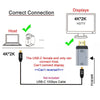 Chenyang USB-C Type-C Female Source Input HDMI Male Output 4K 60Hz 1080P Adapter with PD Power Port for Phone & Laptop