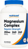 Nutricost Magnesium Complex 250mg, 240 Capsules - Magnesium Oxide, Citrate, and Glycinate - Gluten Free and Non-GMO