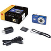 KODAK PIXPRO FZ55-BL 16MP Digital Camera 5X Optical Zoom 28mm Wide Angle 1080P Full HD Video 2.7