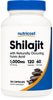 Nutricost Shilajit Capsules (1,000 mg Shilajit Per Serving), 120 Capsules | Shilajit Extract with Naturally Occuring Fulvic Acid - 60 Servings, Gluten Free, Non-GMO, Vegan Friendly Dietary Supplement