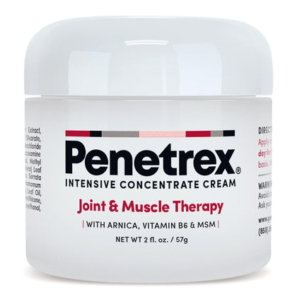 Penetrex Joint & Muscle Therapy - Soothing Comfort for Back, Neck, Hands, Feet - Premium Whole Body Rub with Arnica, Vitamin B6 MSM & Boswellia - Non-Greasy 2oz Cream