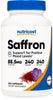 Nutricost Saffron Extract 88.5mg, 240 Capsules - Veggie Caps, Non-GMO, Gluten Free