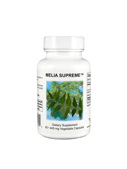 Supreme Nutrition Melia, 60 Pure Powdered Neem Leaf Vegetarian Capsules