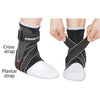 Zamst A2-DX Sports Ankle Brace with Protective Guards For High Ankle Sprains and Chronic Ankle Instability-for Basketball, Volleyball, Lacrosse, Football-Black, Right, Large