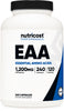 Nutricost EAA Capsules 1200mg, 240 Capsules - Essential Amino Acids, 120 Servings - Non-GMO, Gluten Free & Vegan