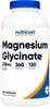 Nutricost Magnesium Glycinate Capsules (360 Capsules, 210 mg Magnesium Glycinate Per Serving) - Magnesium Glycinate Supplement for Gentle Absorption