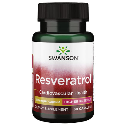 Swanson Resveratrol 250 250 Milligrams 30 Capsules