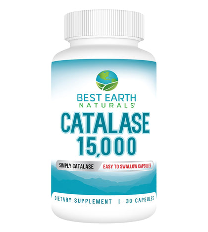 Best Earth Naturals Catalase Supplement 15,000 - Hair Supplements for Strong Hair - 30-Day Supply