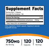 Nutricost TMG (Trimethylglycine) 750mg, 120 Capsules